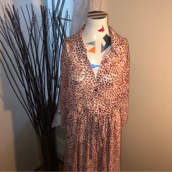 Kate and Lily 3/4 sleeve belted maxi Dress - Picture 5 of 10